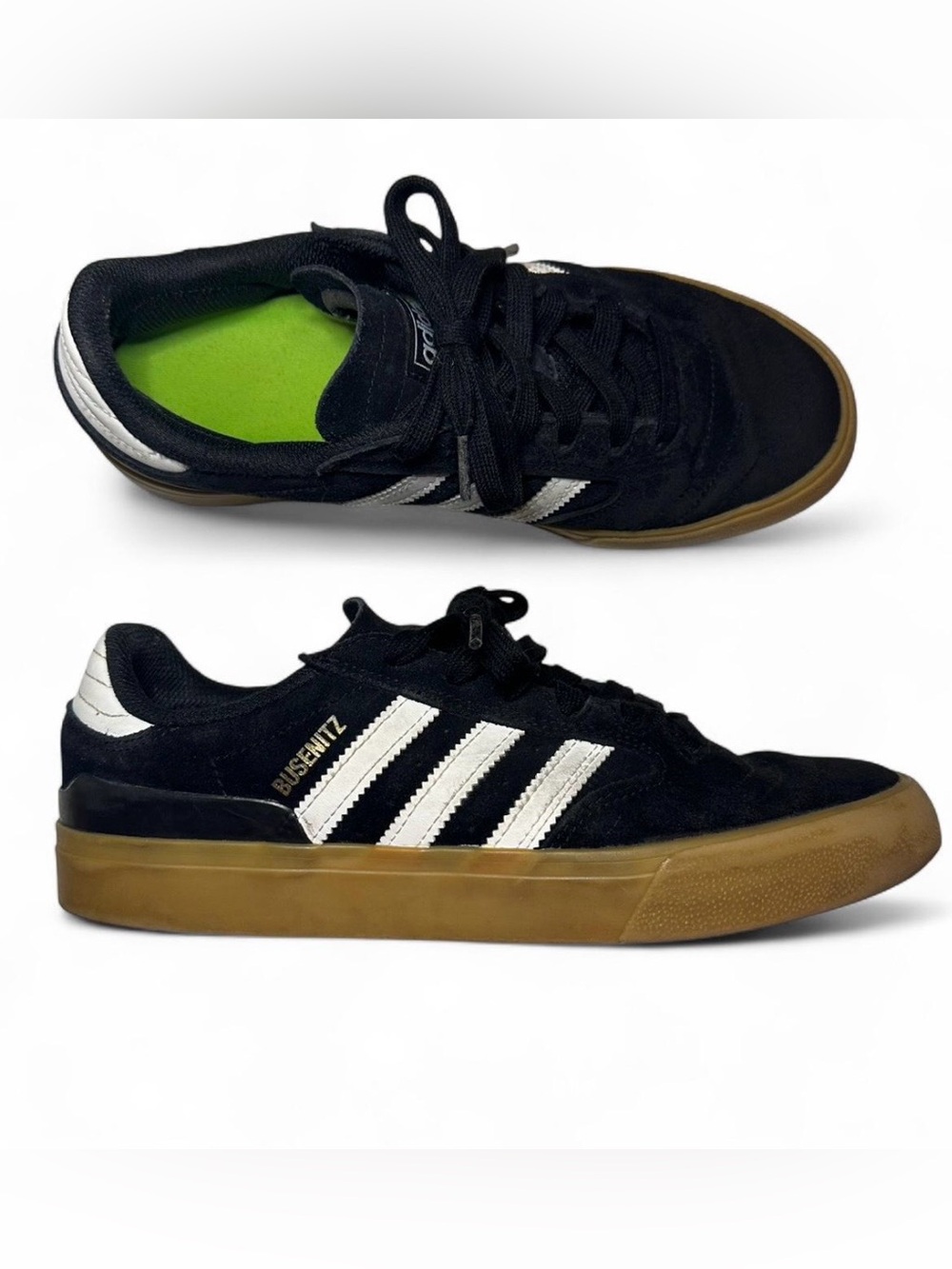 Adidas Busenitz Skate Shoes Black/Gold/White